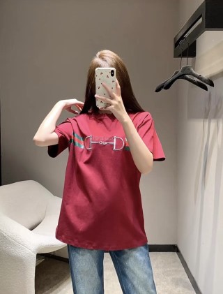 Gucci Horsebit Stripe Red T-Shirt view 6