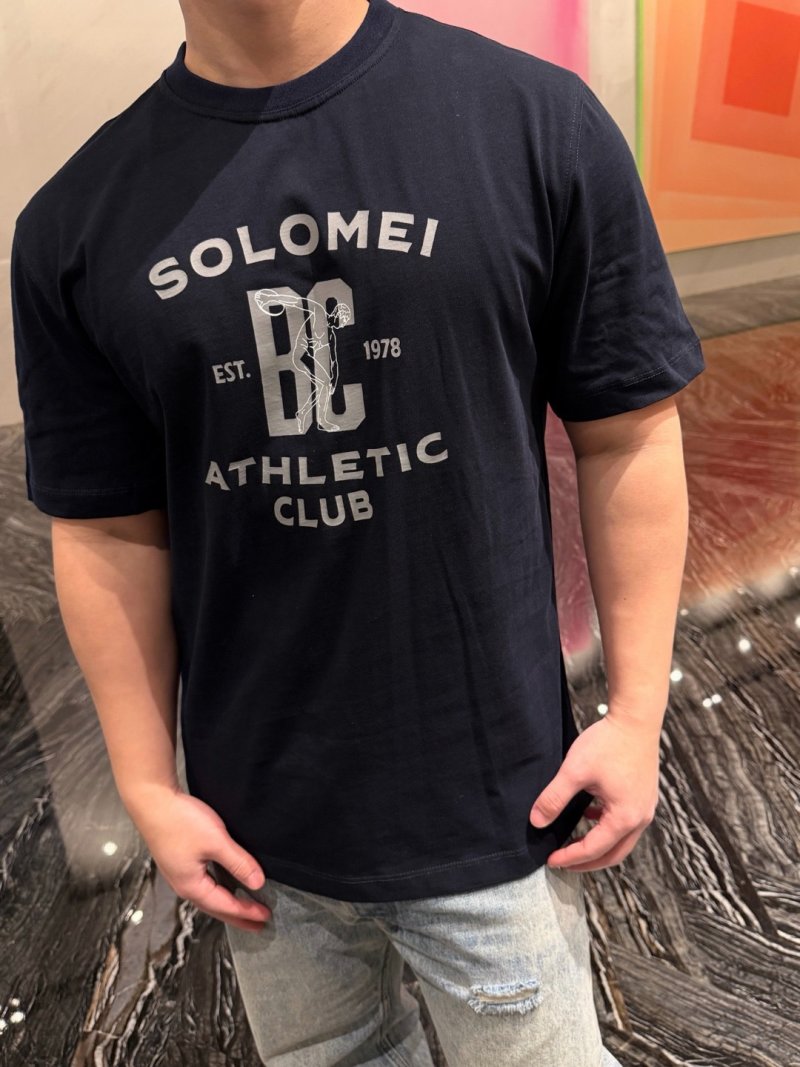 Navy Athletic Graphic Short Sleeve T-Shirt view