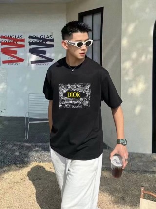 Dior Black Graphic Logo T-Shirt view 2
