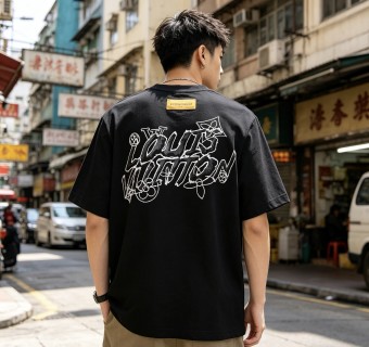 Louis Vuitton LV Monogram Black T-Shirt view 6