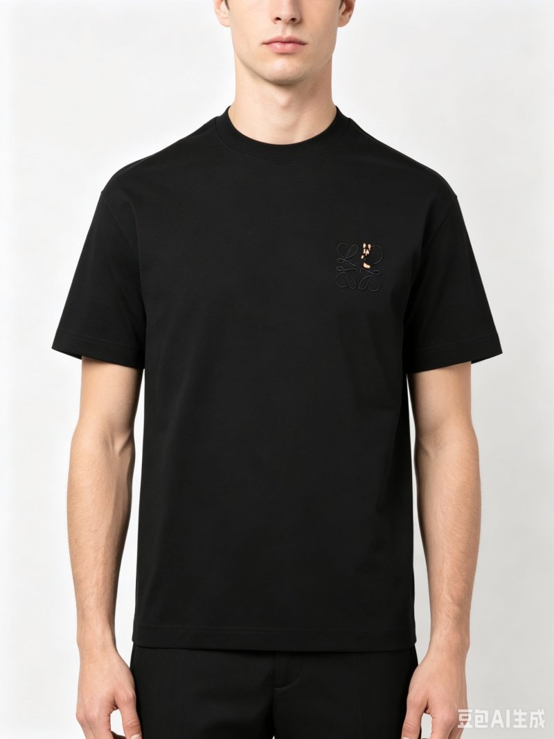 Black Classic Short Sleeve Graphic T-Shirt view