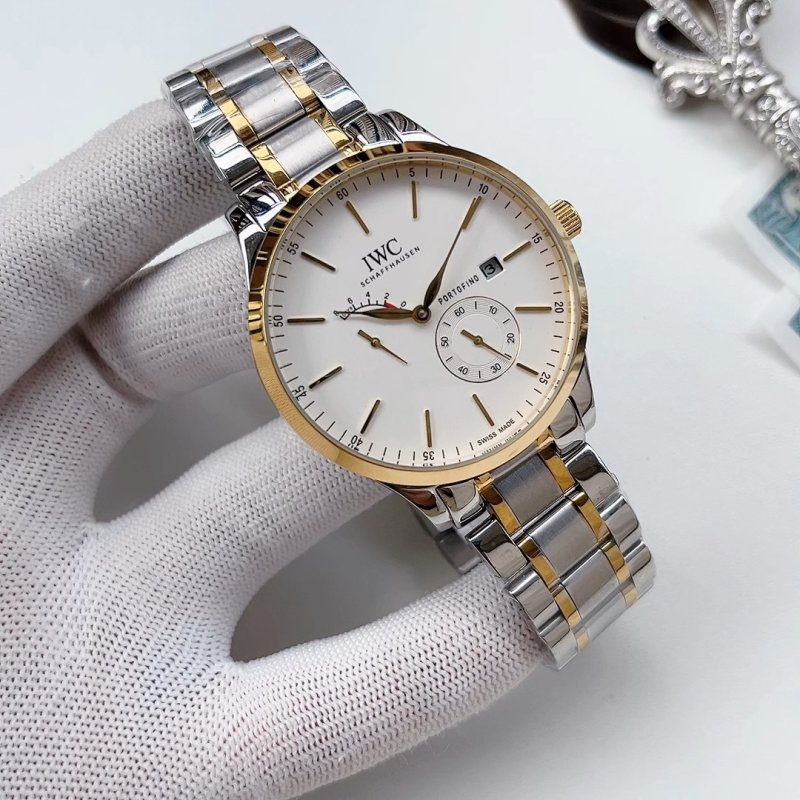 IWC Portugieser Two-Tone Chronograph White Dial