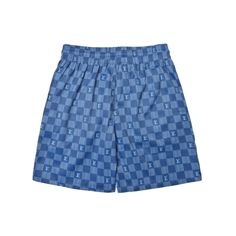 Louis Vuitton Damier Checkered Shorts Blue view