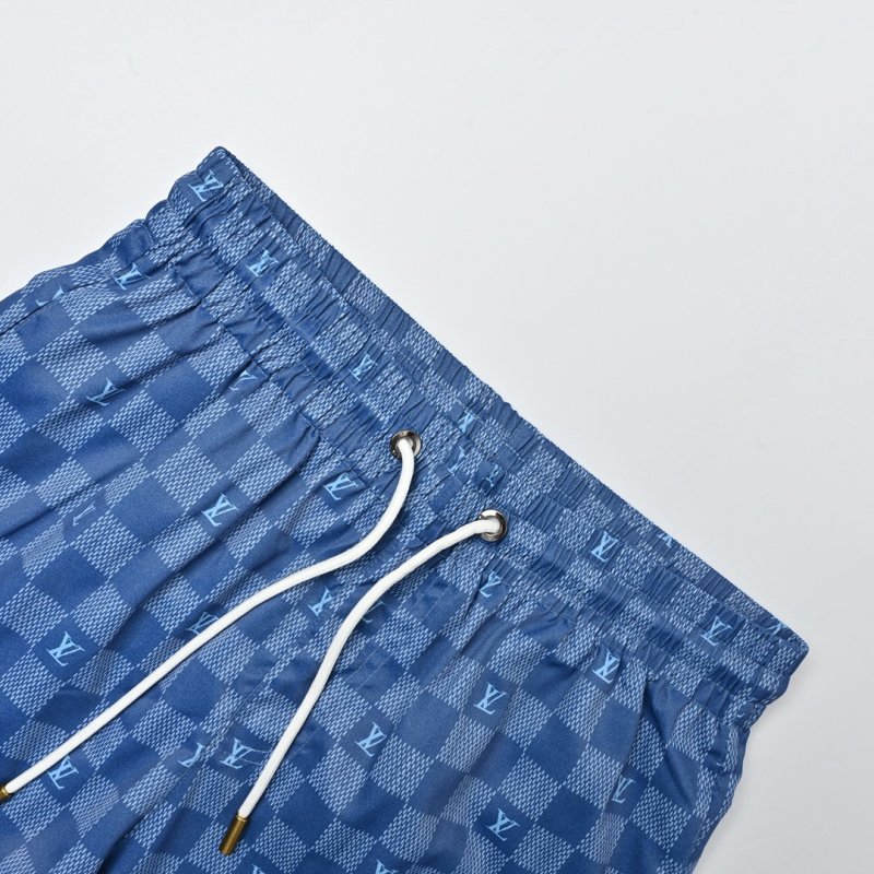 Louis Vuitton Damier Checkered Shorts Blue view
