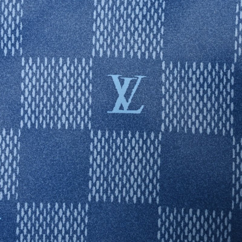 Louis Vuitton Damier Checkered Shorts Blue view