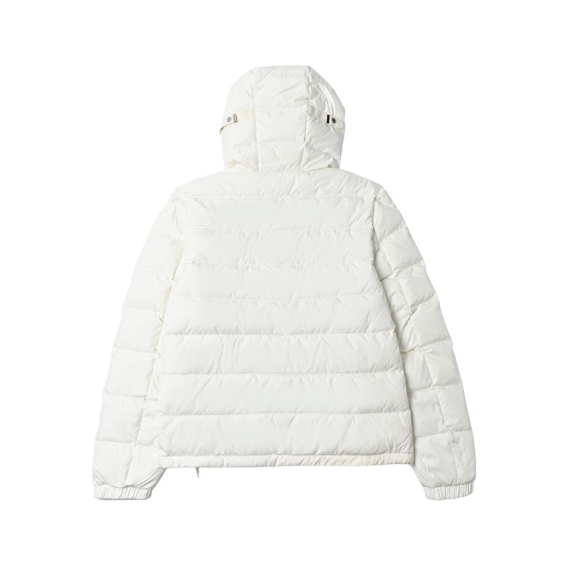 Moncler White Quilted Down Puffer Jacket view