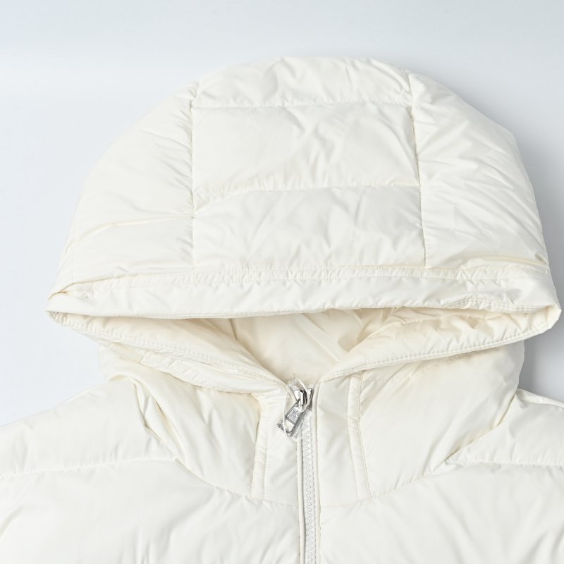 Moncler White Quilted Down Puffer Jacket view