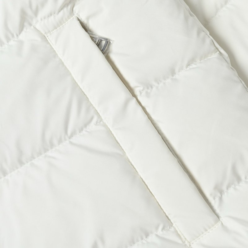 Moncler White Quilted Down Puffer Jacket view