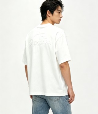 White Oversized Short Sleeve T-Shirt view 3