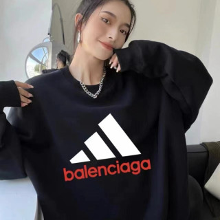 Balenciaga x Adidas Black Logo Hoodie view 2