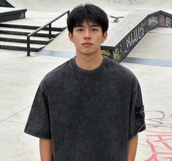 Vintage Washed Black Crewneck T-Shirt