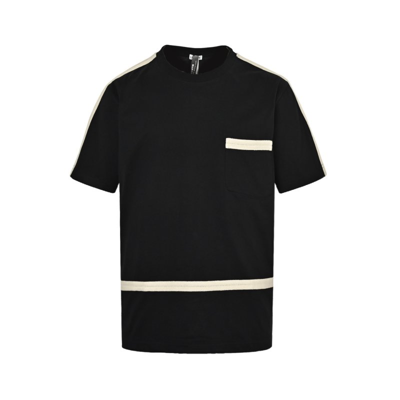 Essentials Black Stripe Short Sleeve T-Shirt view