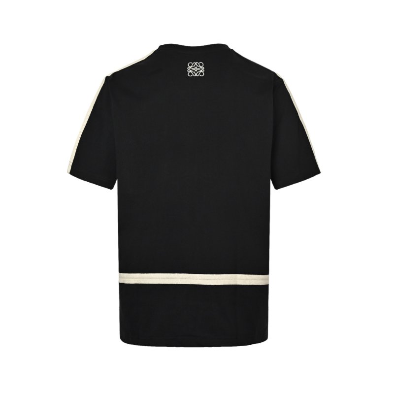 Essentials Black Stripe Short Sleeve T-Shirt view