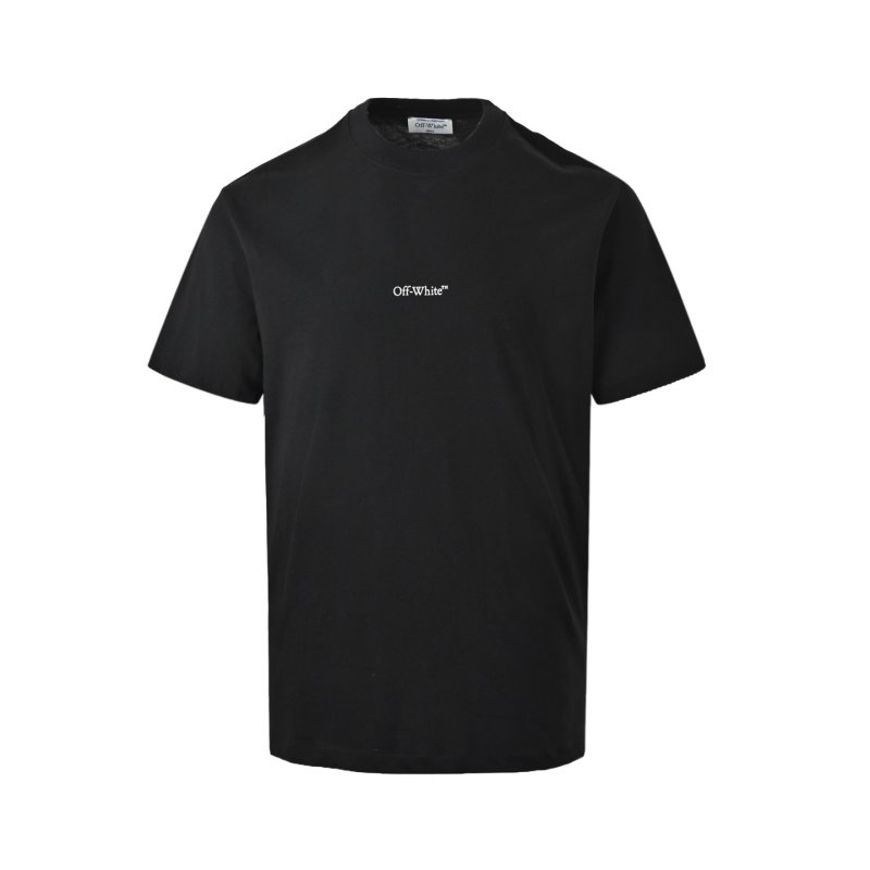 Off-White Black Graphic Cross T-Shirt view