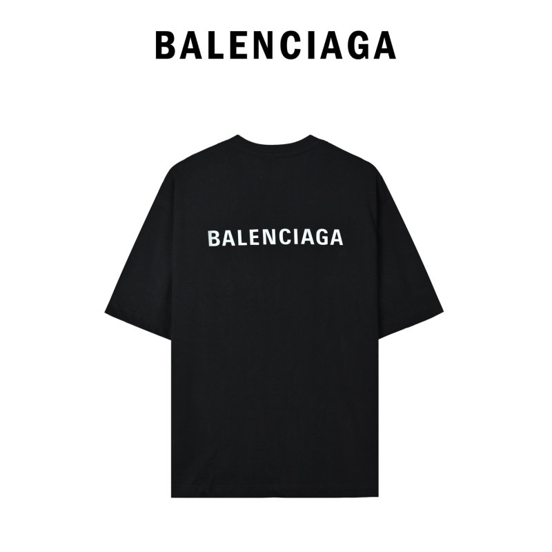Balenciaga Black Logo T-Shirt view
