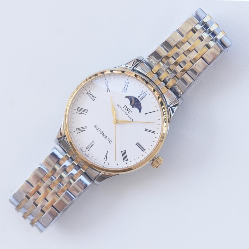IWC Portofino Automatic Moon Phase 40mm Steel Watch view