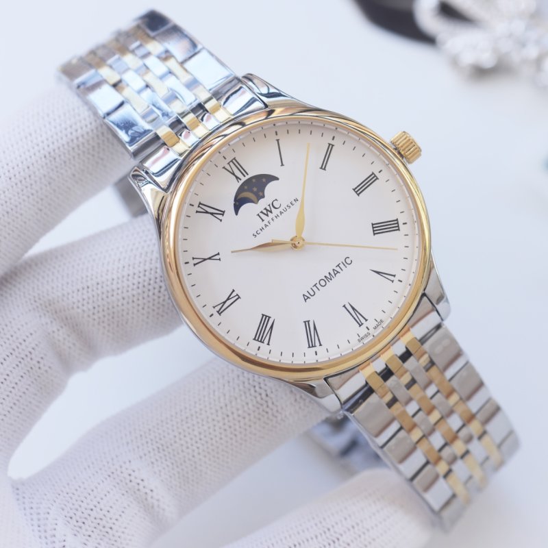 IWC Portofino Automatic Moon Phase 40mm Steel Watch view
