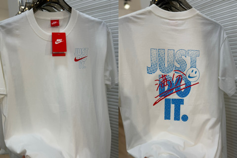 Nike Air Paraglod White Short Sleeve T-Shirt view 3