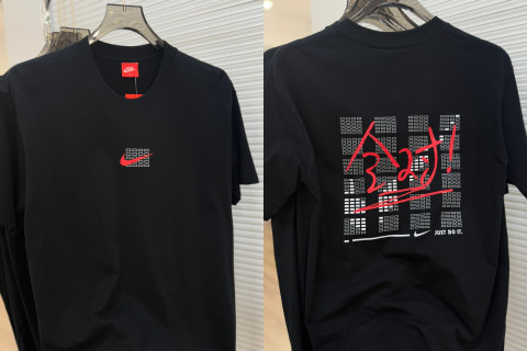 Nike Air Paraglod White Short Sleeve T-Shirt view 6