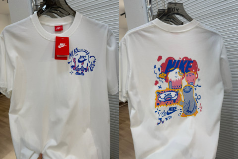 Nike Air Paraglod White Short Sleeve T-Shirt view 7