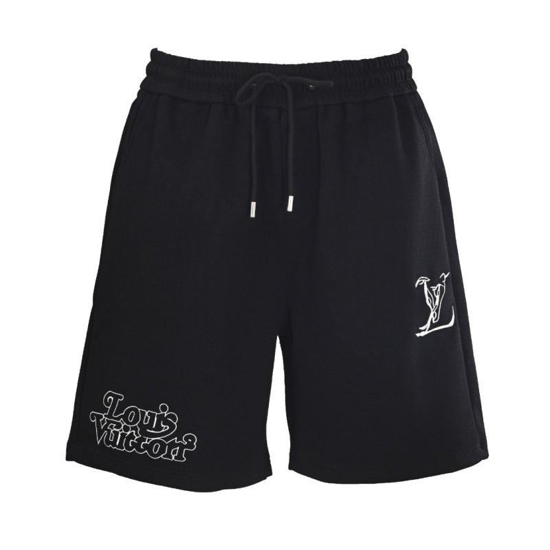 Louis Vuitton Black Logo Shorts view
