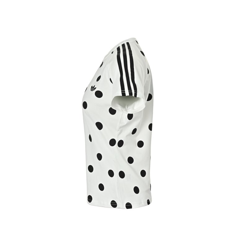 Adidas Polka Dot T-Shirt White Black view