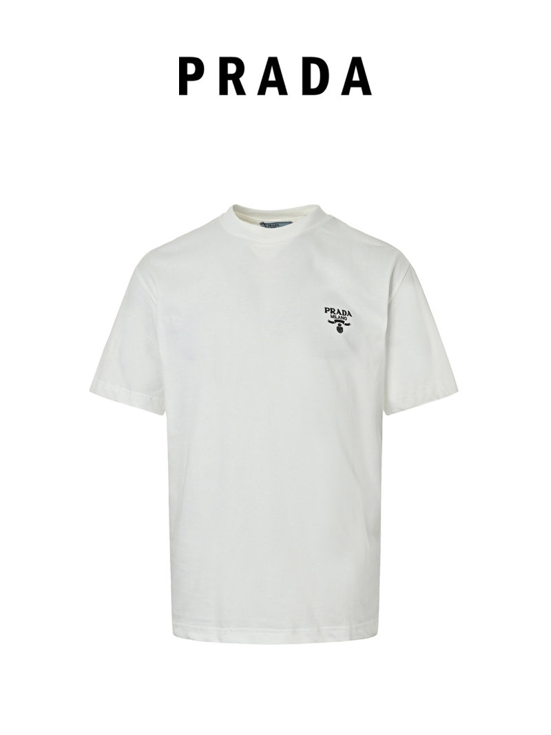 Prada White Logo T-Shirt view