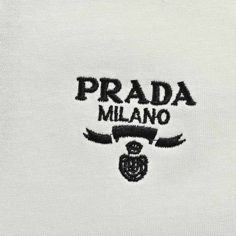 Prada White Logo T-Shirt view