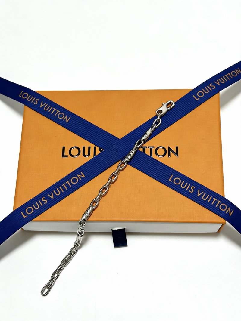 Louis Vuitton Silver Chain Link Bracelet view