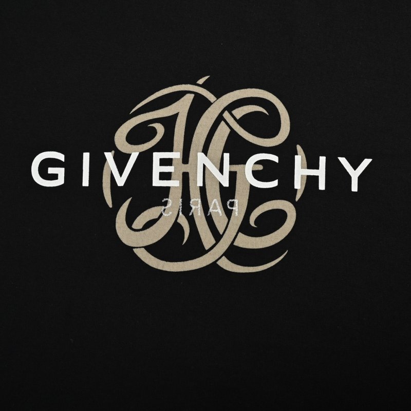 Givenchy Logo Print Black T-Shirt view