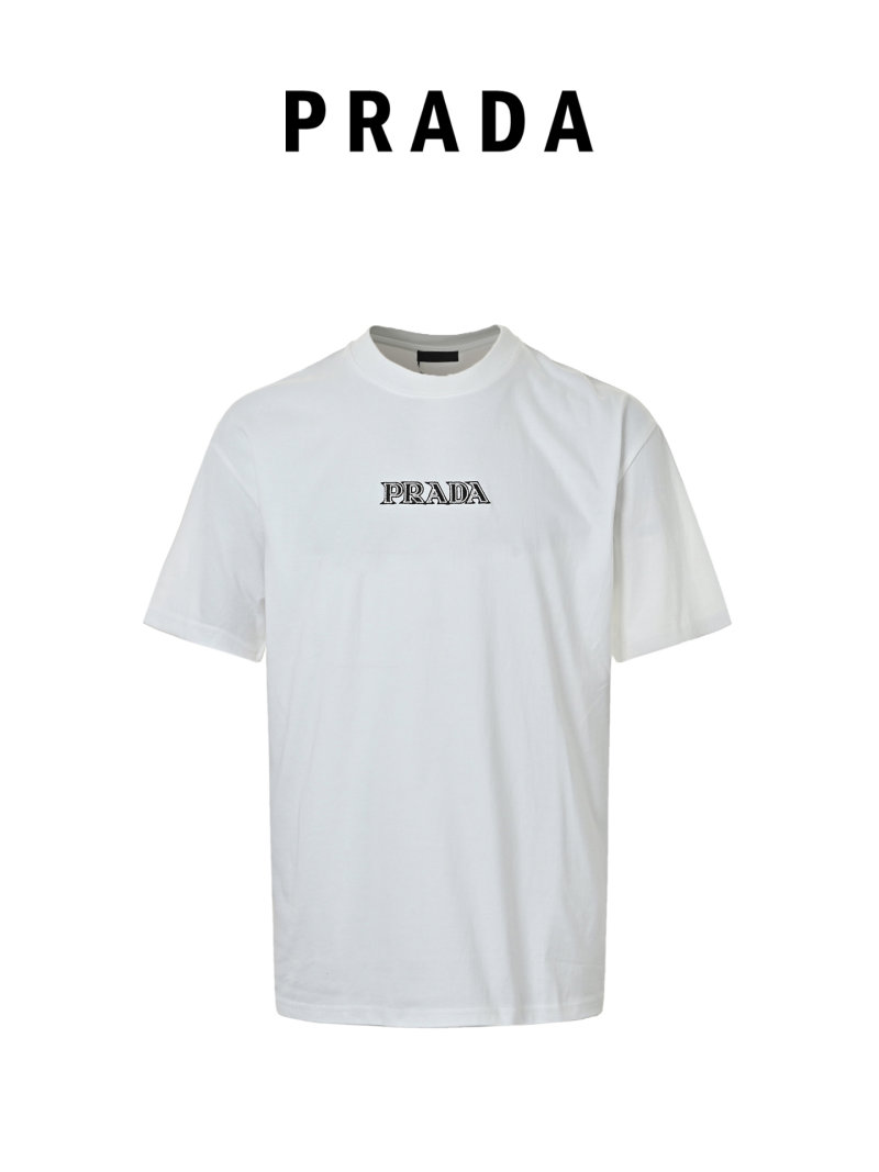 Prada White Logo T-Shirt
