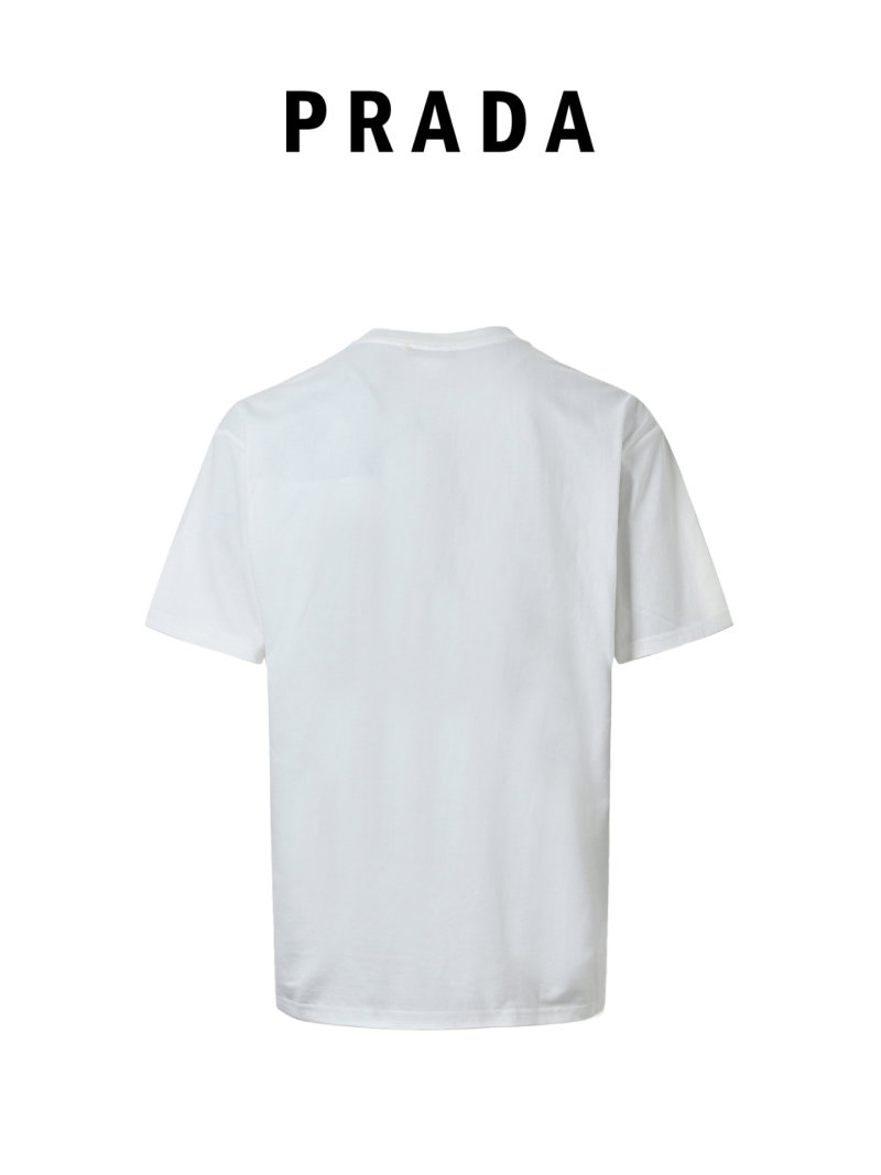 Prada White Logo T-Shirt view