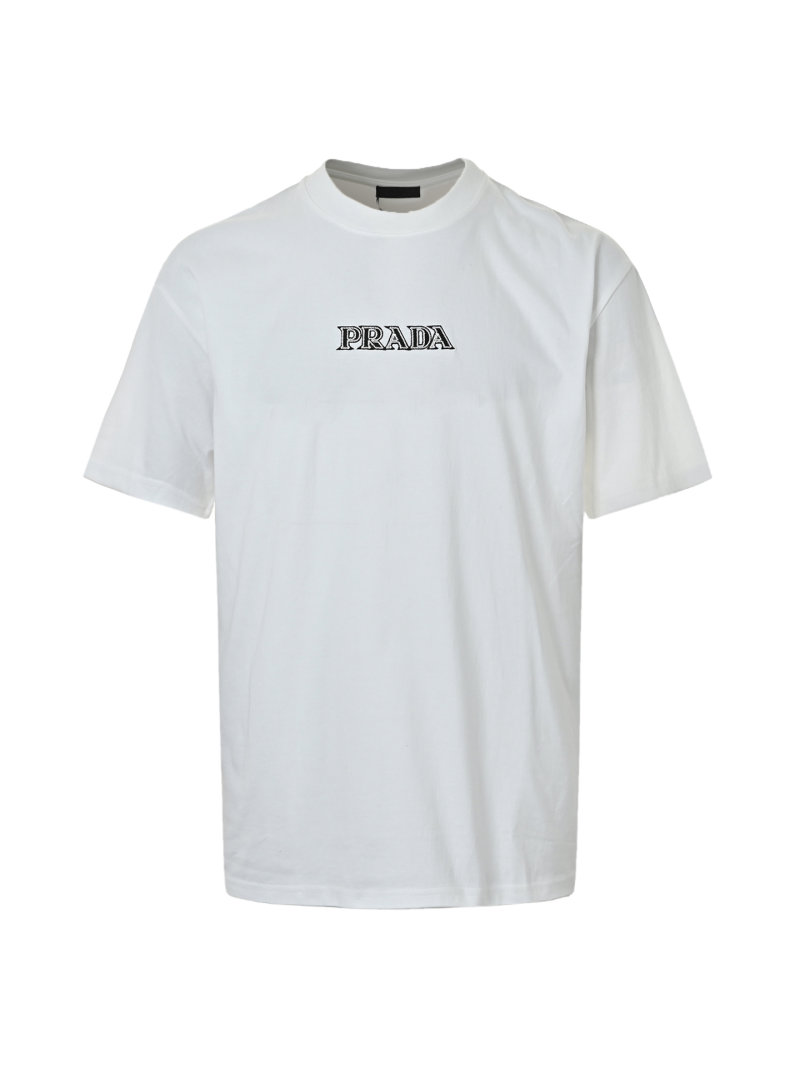 Prada White Logo T-Shirt view