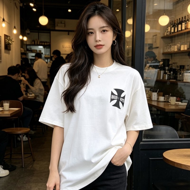 Chrome Hearts Cross Logo White T-Shirt view