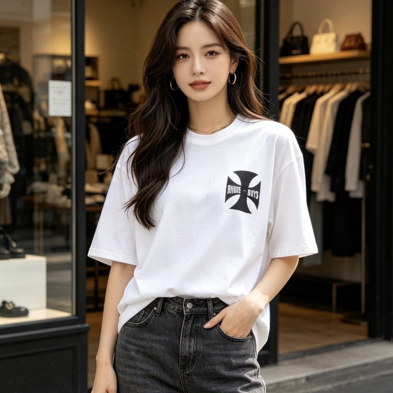 Chrome Hearts Cross Logo White T-Shirt view