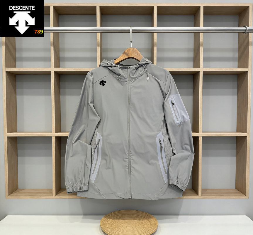 Descente UA Ice-Sense Sunblock Jacket Sage Green view