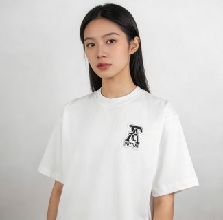 Louis Vuitton LV Monogram White T-Shirt view 4