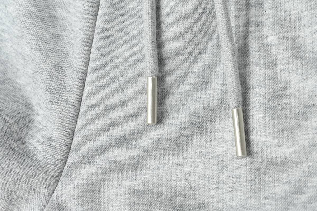 Grey Relaxed Fit Joggers with Chest Print view