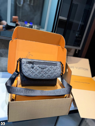 Louis Vuitton Outdoor Monogram Shoulder Bag Navy