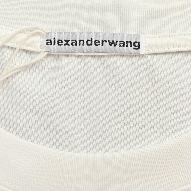 White Short Sleeve T-Shirt with Red Logo Print view