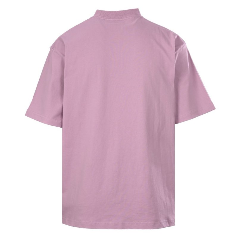 Chrome Hearts Pink Graphic T-Shirt with Wave Print view