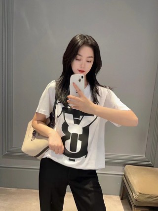 White Graphic Print Short Sleeve T-Shirt view 5
