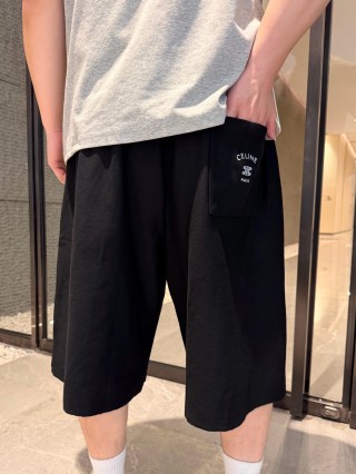 Black Relaxed Fit Shorts view 7