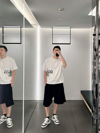 Black Relaxed Fit Shorts view 8