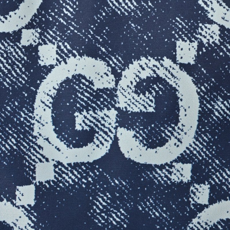 Gucci GG Monogram Navy Blue Swim Shorts view