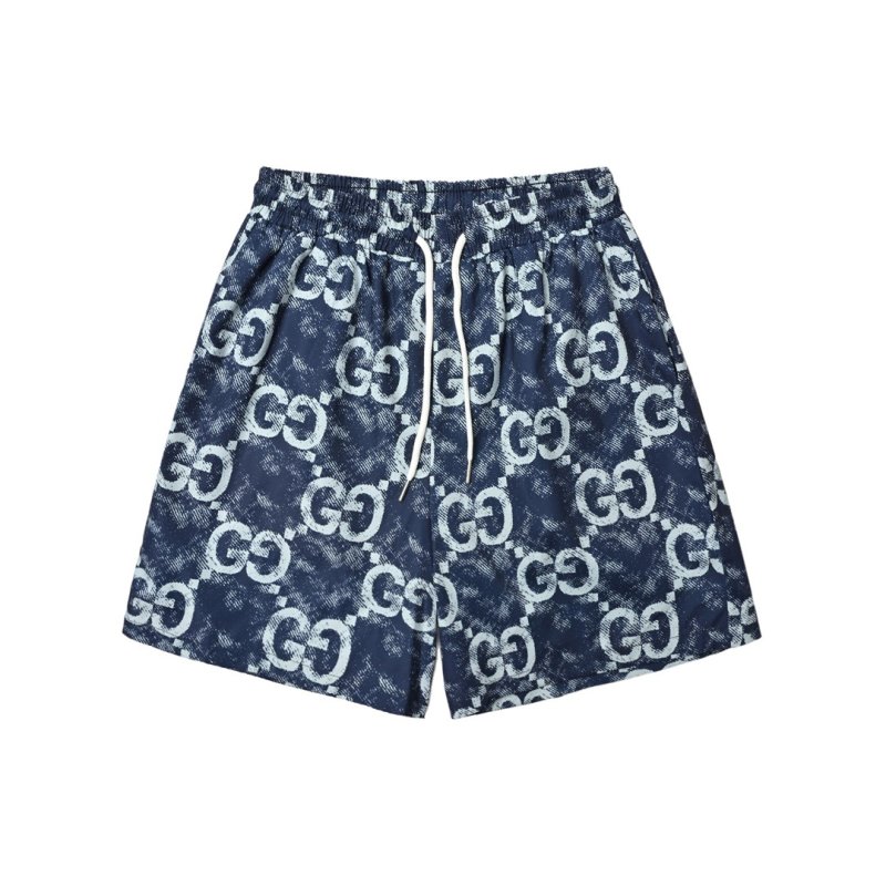 Gucci GG Monogram Navy Blue Swim Shorts view