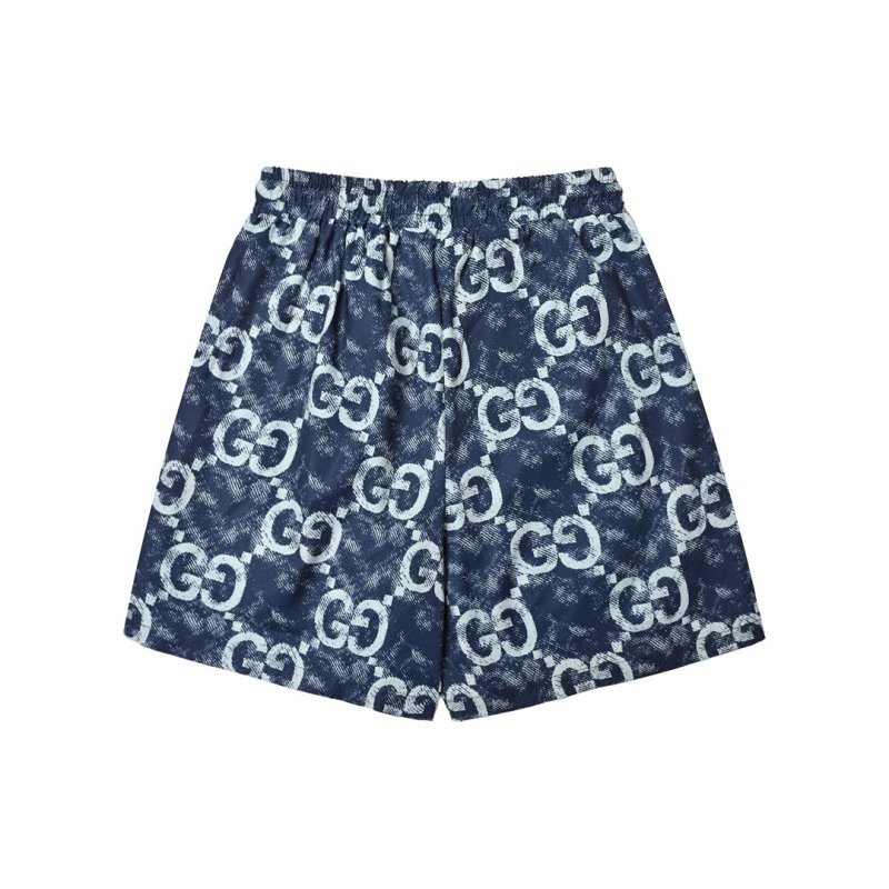 Gucci GG Monogram Navy Blue Swim Shorts view
