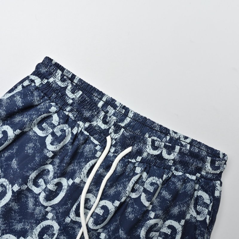 Gucci GG Monogram Navy Blue Swim Shorts view