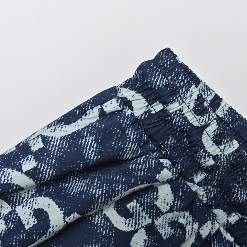 Gucci GG Monogram Navy Blue Swim Shorts view