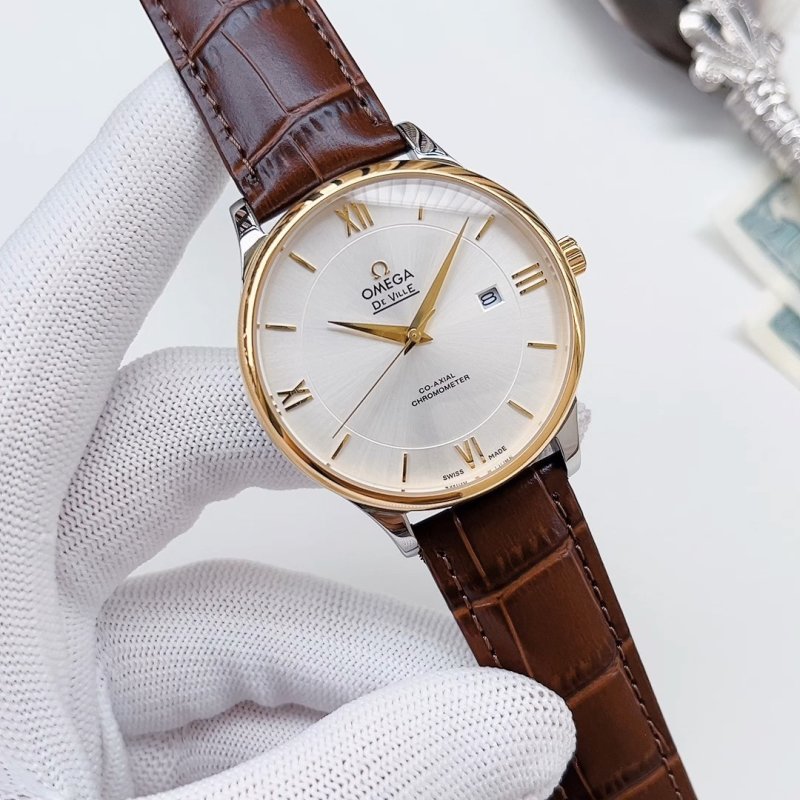 Omega De Ville Gold & Silver Automatic Watch 41mm